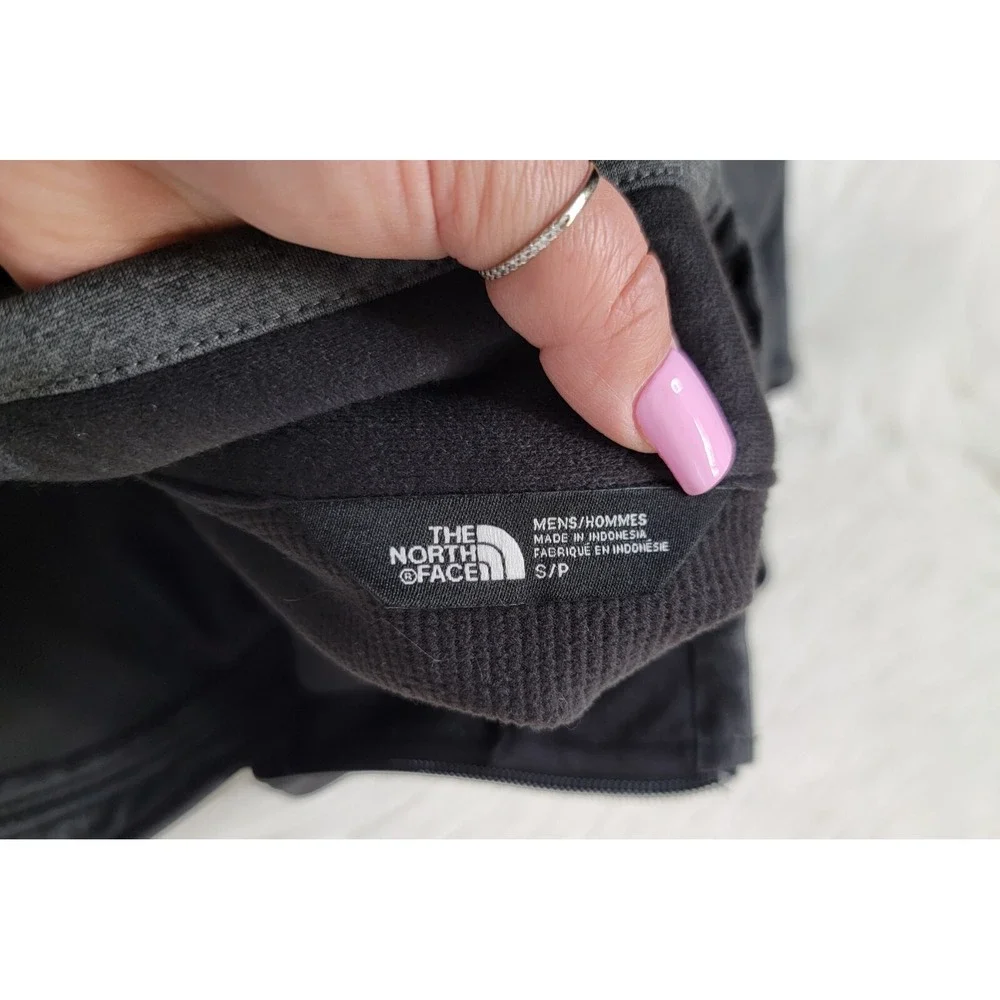 The North Face Vest Men's Size Small Gray Windwall Soft-Shell Full Zip